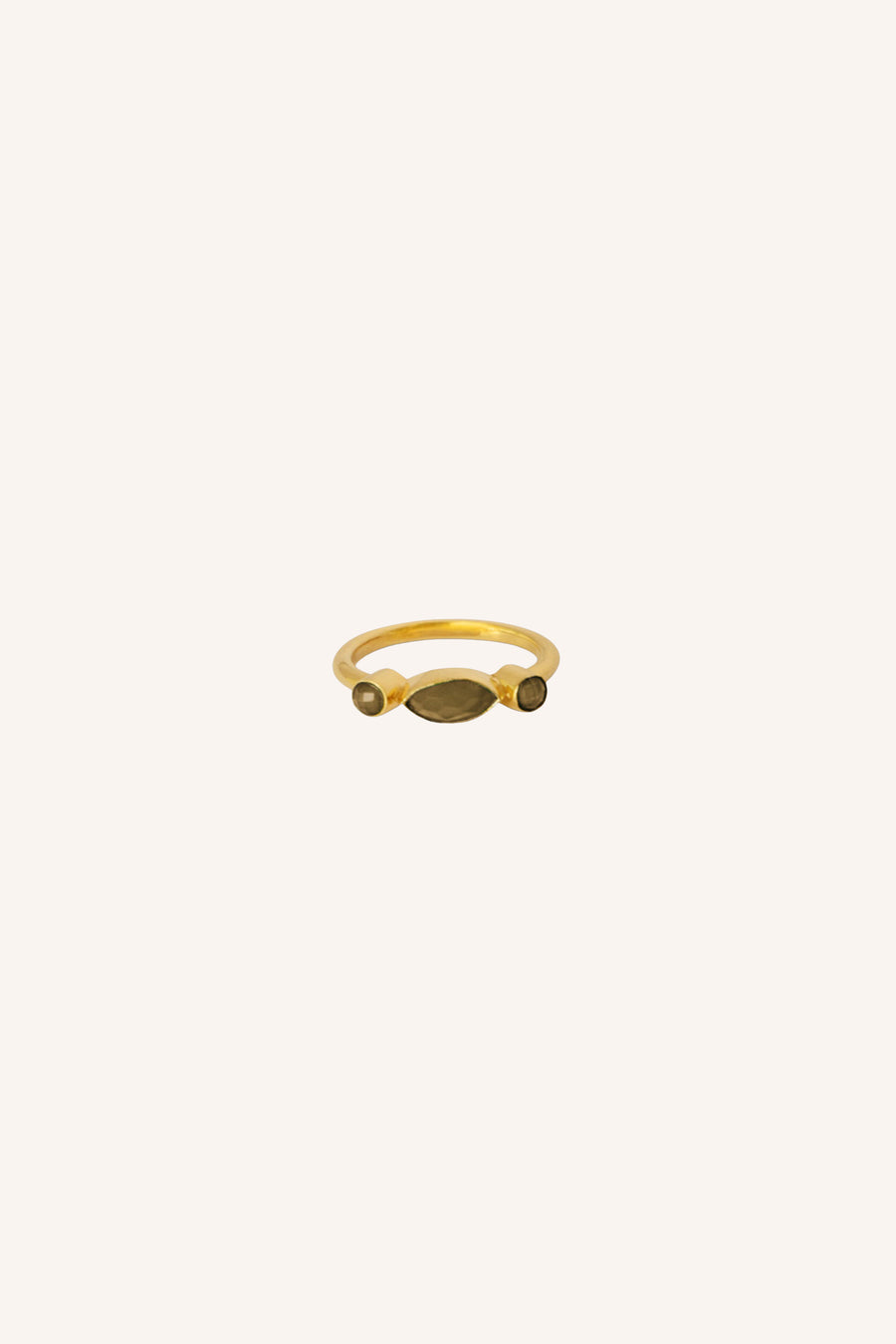amaya-ring-biscuit-gold plated-all-time classic-by-bar-productfoto