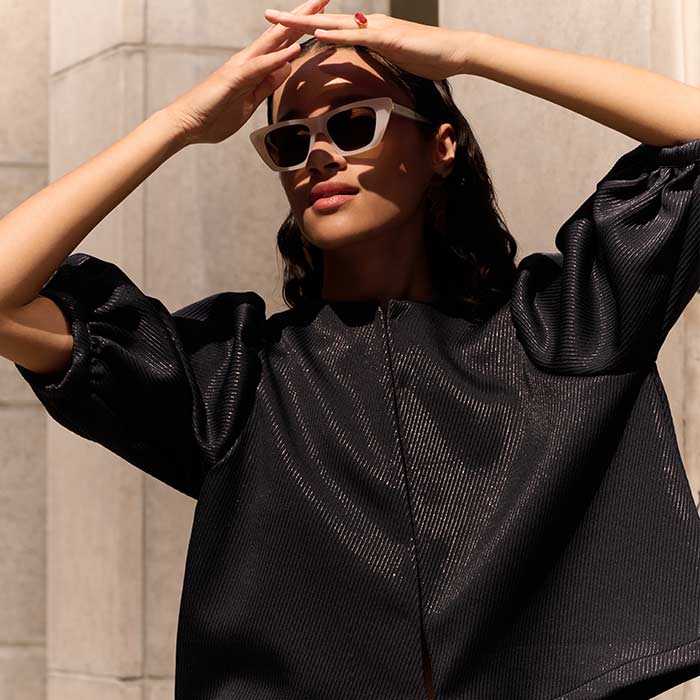 mauri gloss stripe blouse - blogpagina