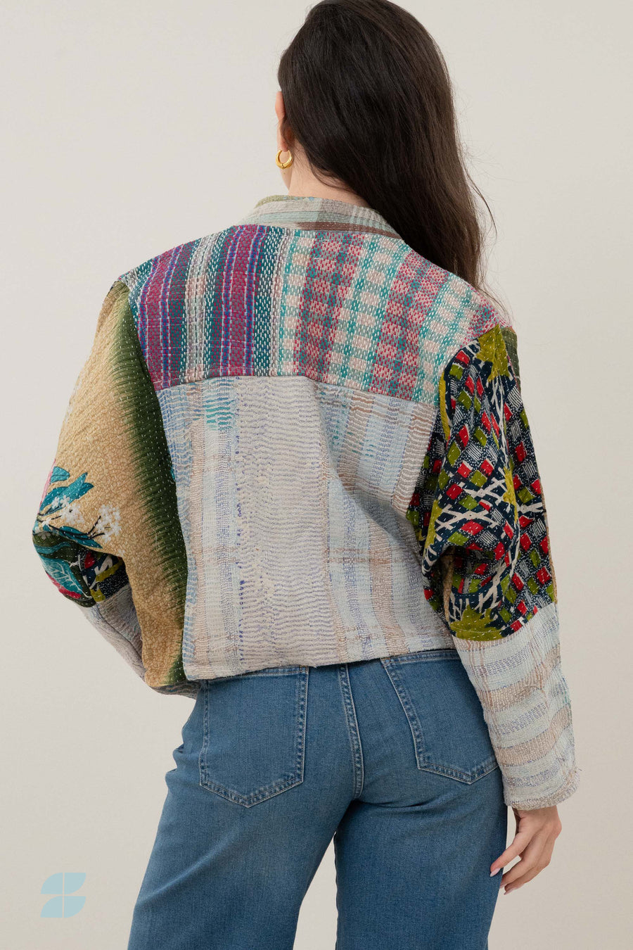 blossom-antic-jacket-tumkur-a-2-elk item is uniek-must-have essential-draagbaar aan beide zijden-by-bar-vooraanzicht
