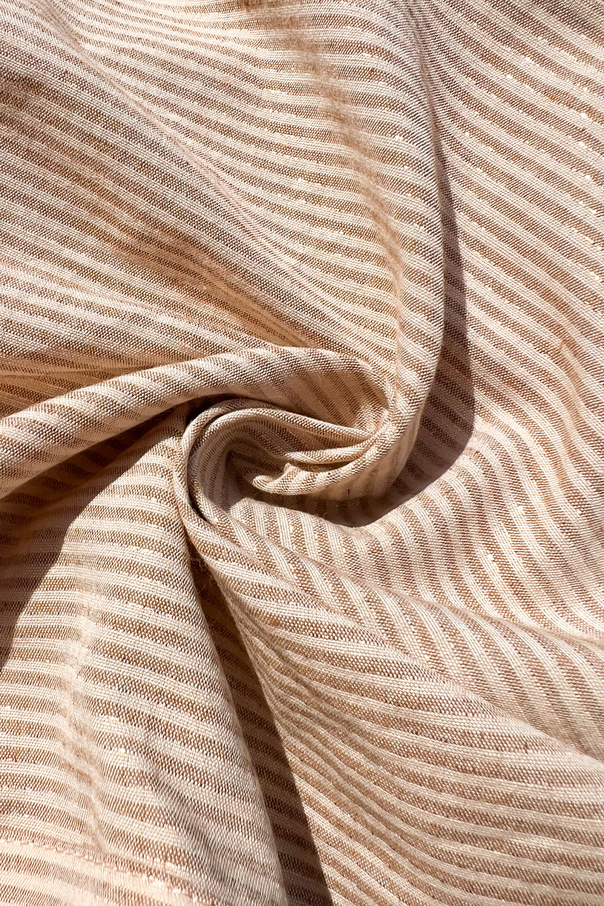 randy lurex stripe pants | copper lurex stripe