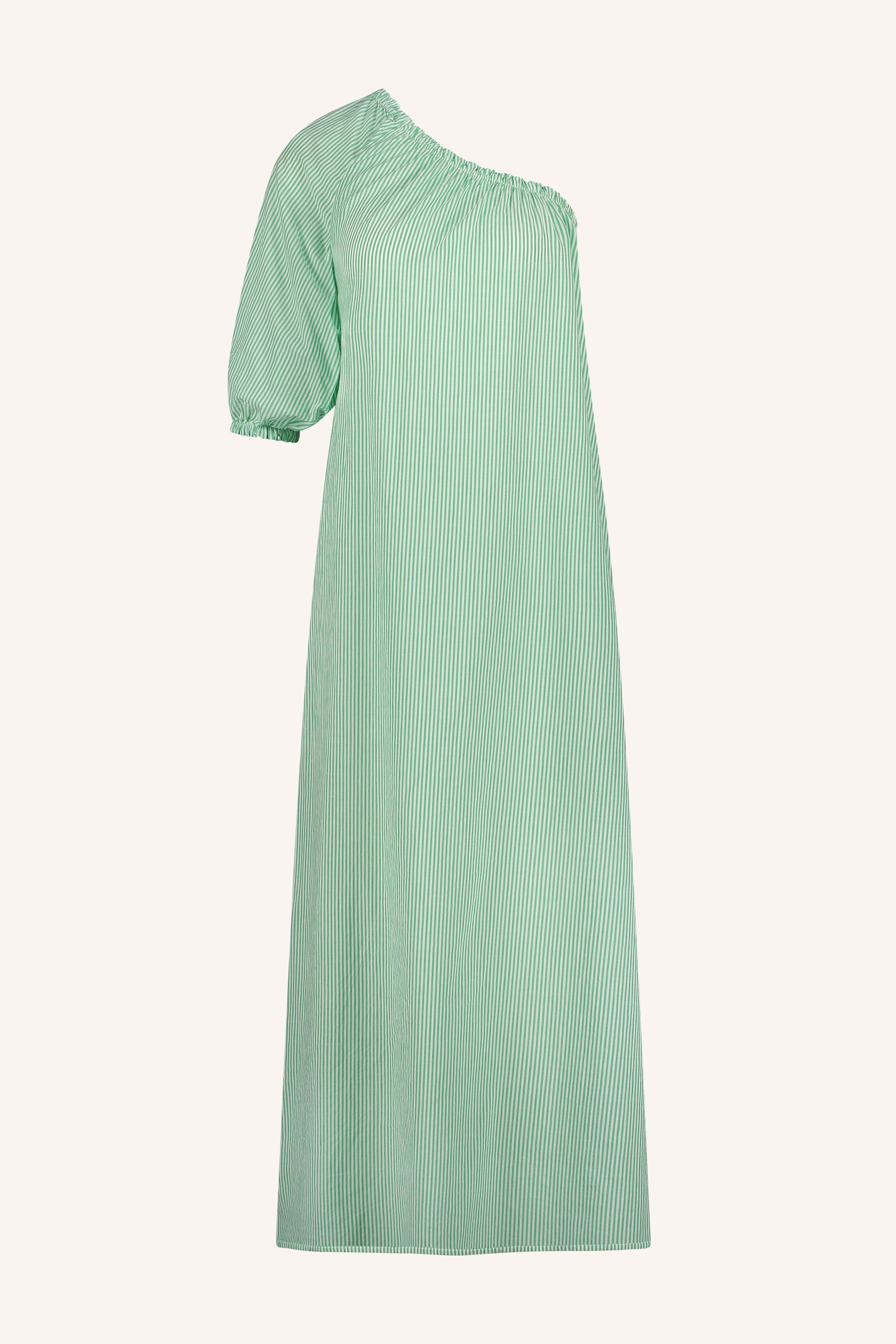 stella dress green pin stripe packshot