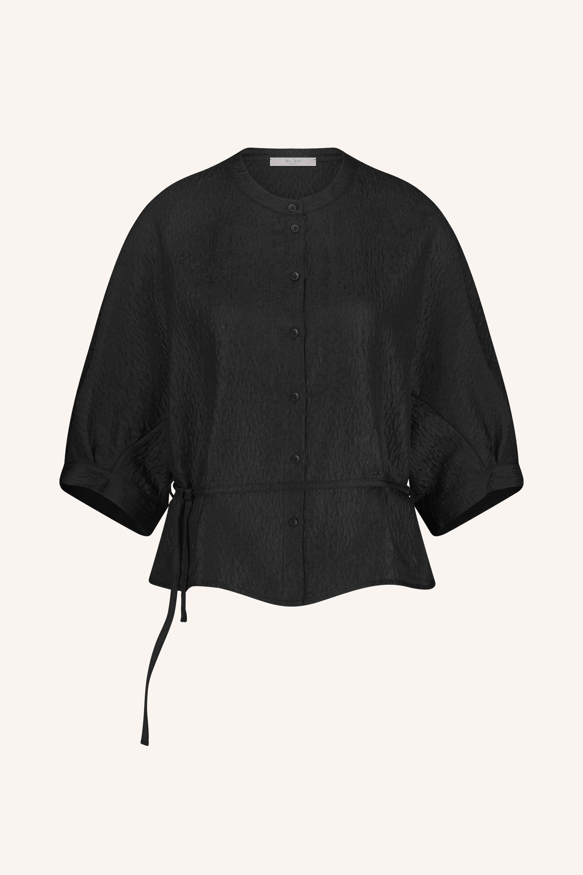 christi-bubble-blouse-black-by-bar-productfoto