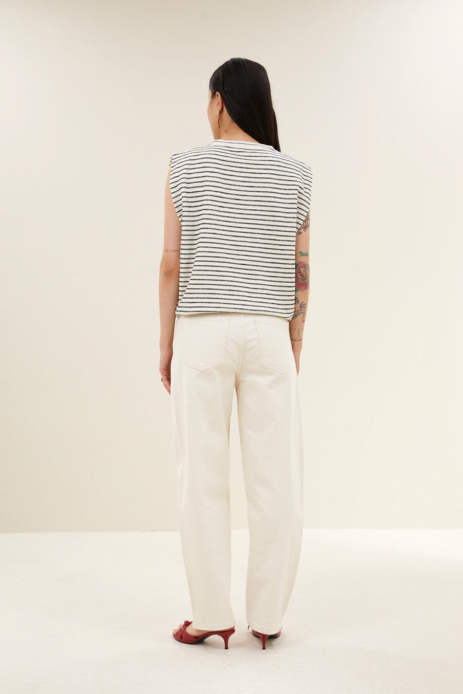 begum raw jeans | raw white