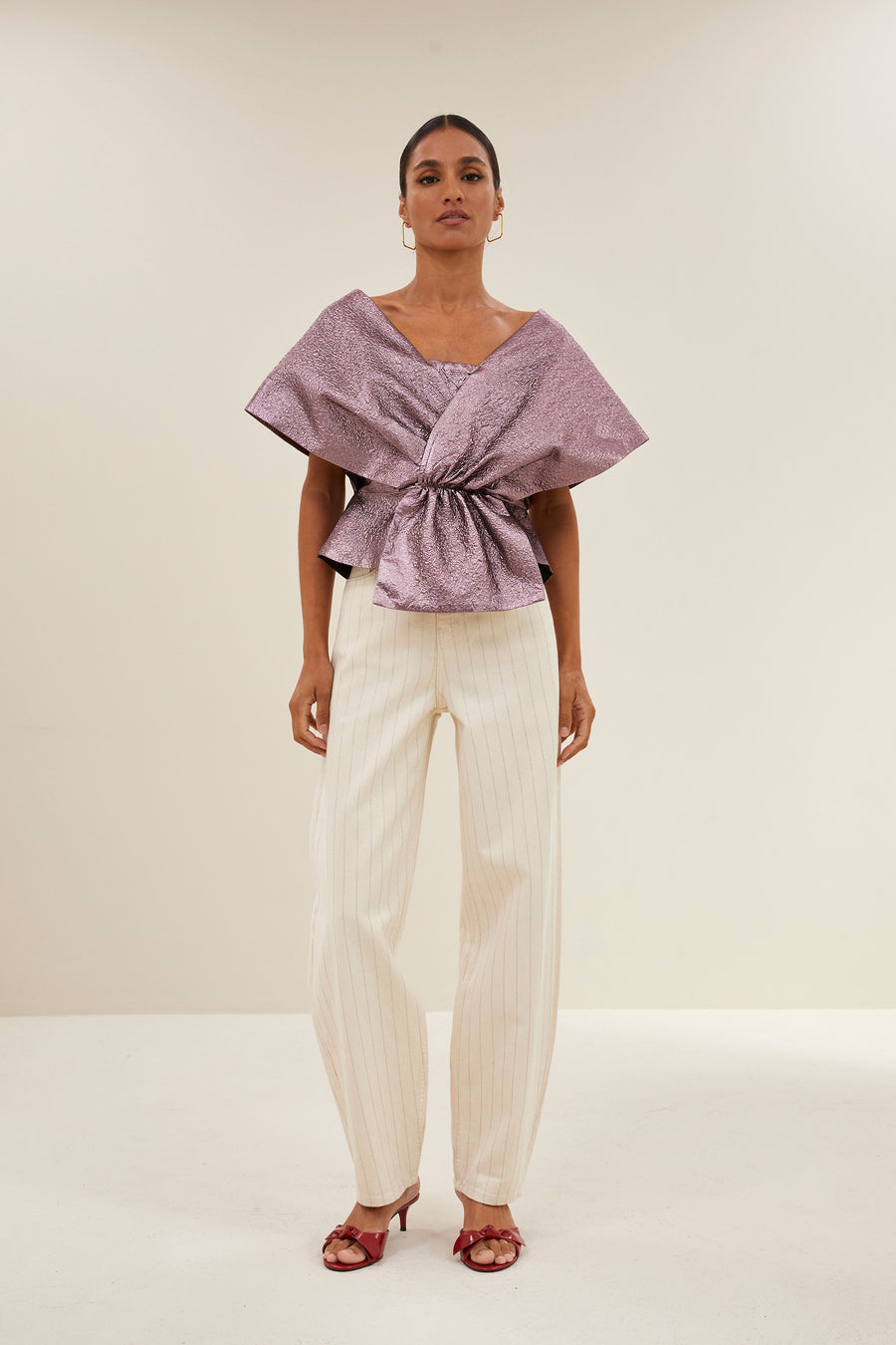 top-simone-metallic-top-dusty-lilac-by-bar-Vooraanzicht