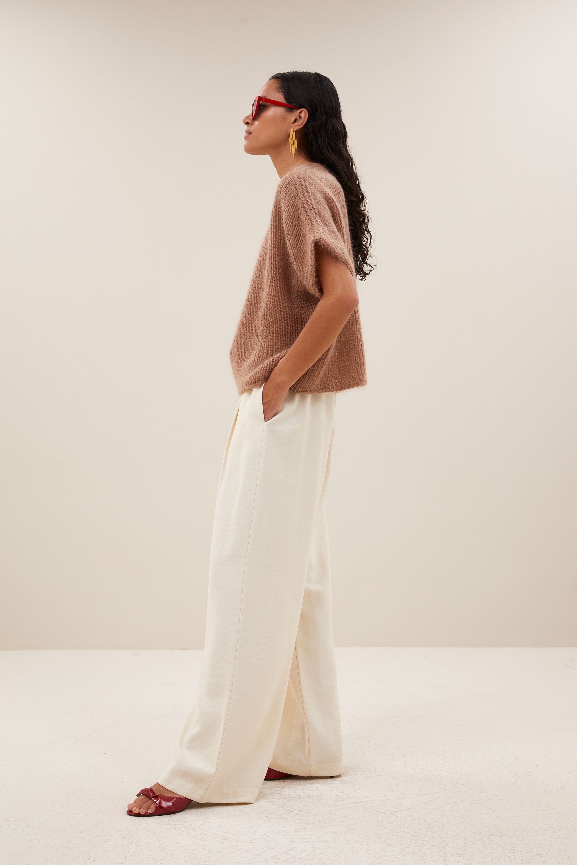ivy pullover | cappuccino
