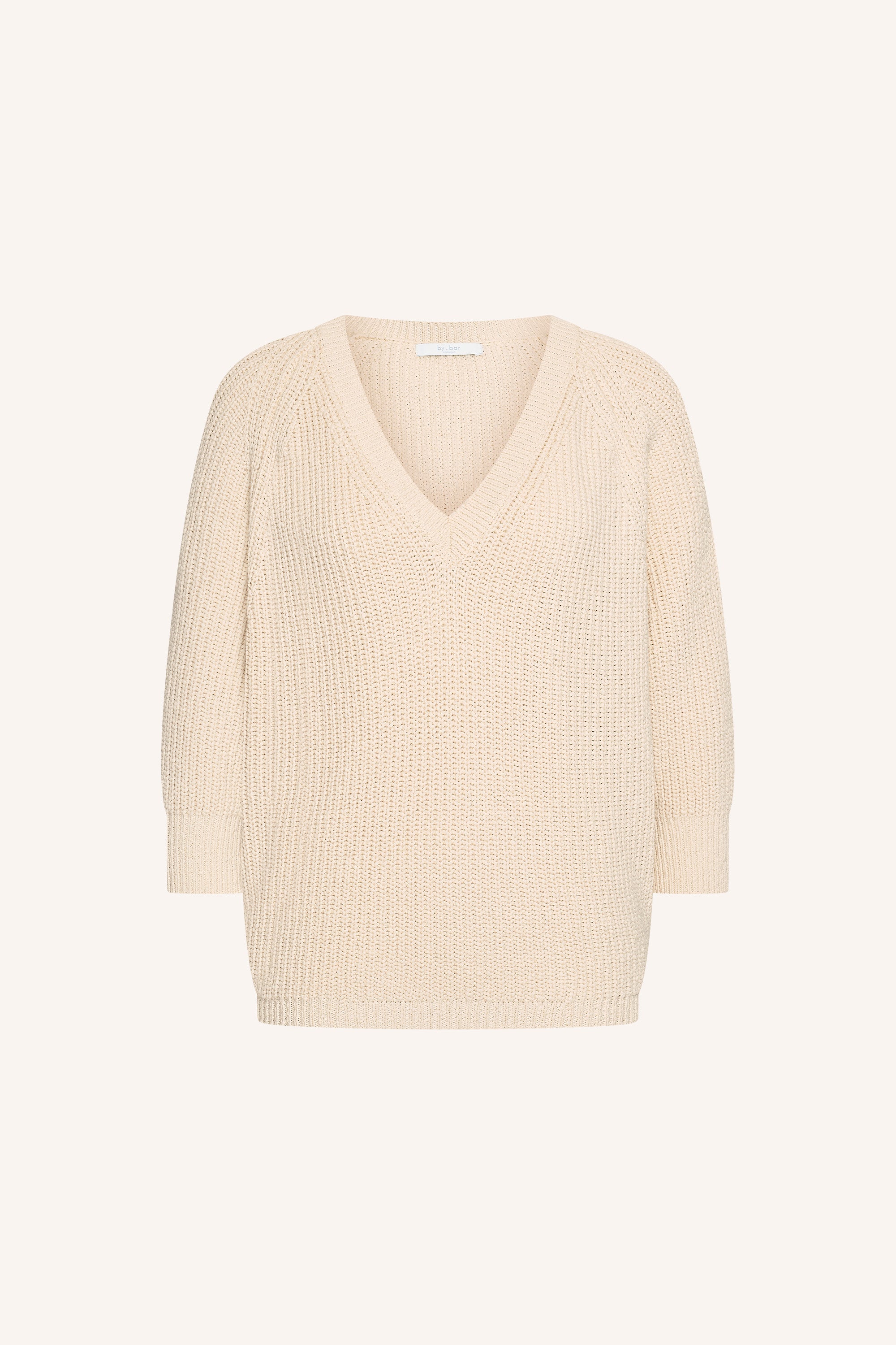 lune-fifa-pullover-almond-casual fit-normale pasvorm-v-halslijn-by-bar-productfoto