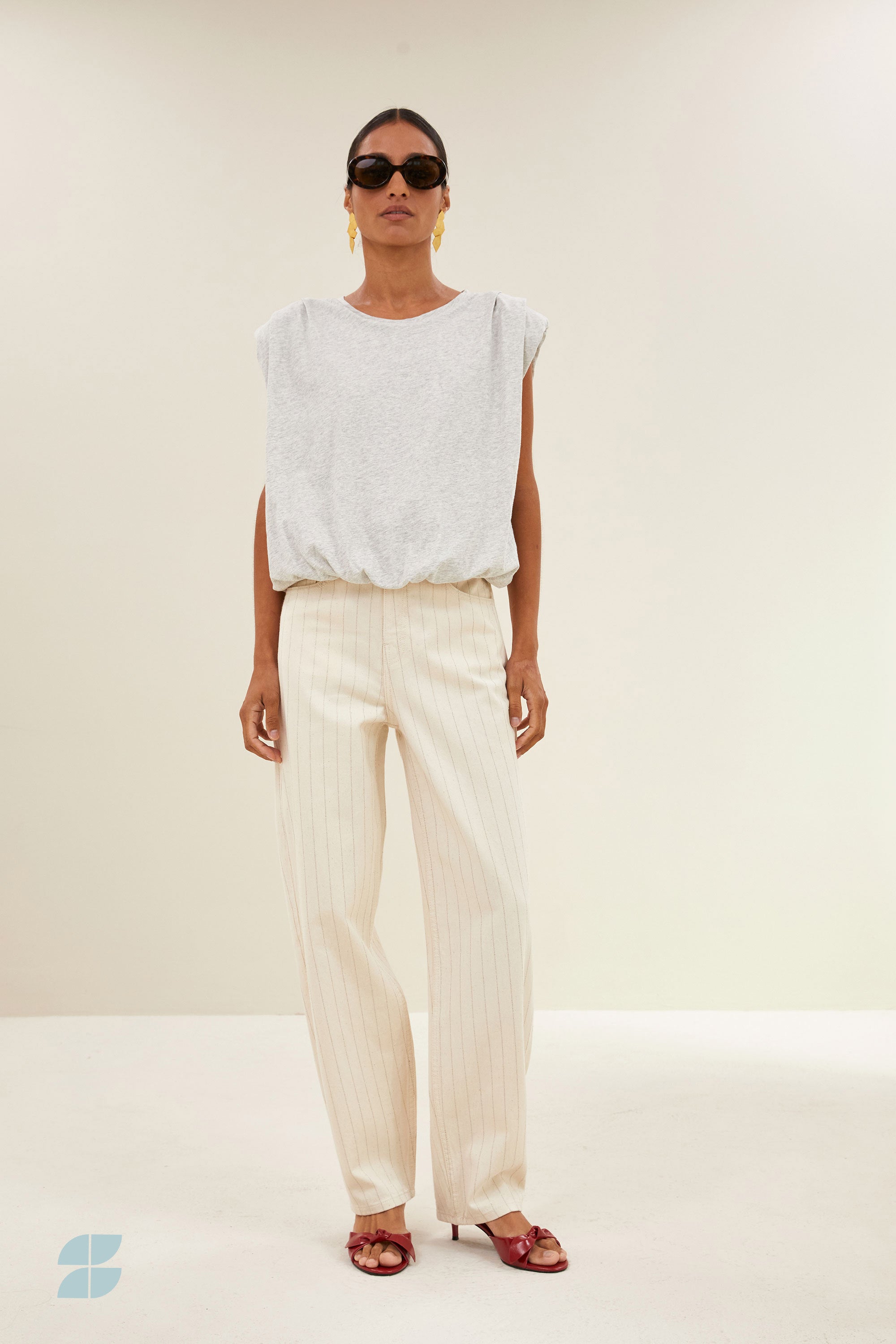 pants-lew-silver-stripe-pants-silver-stripe-by-bar-Sfeerbeeld