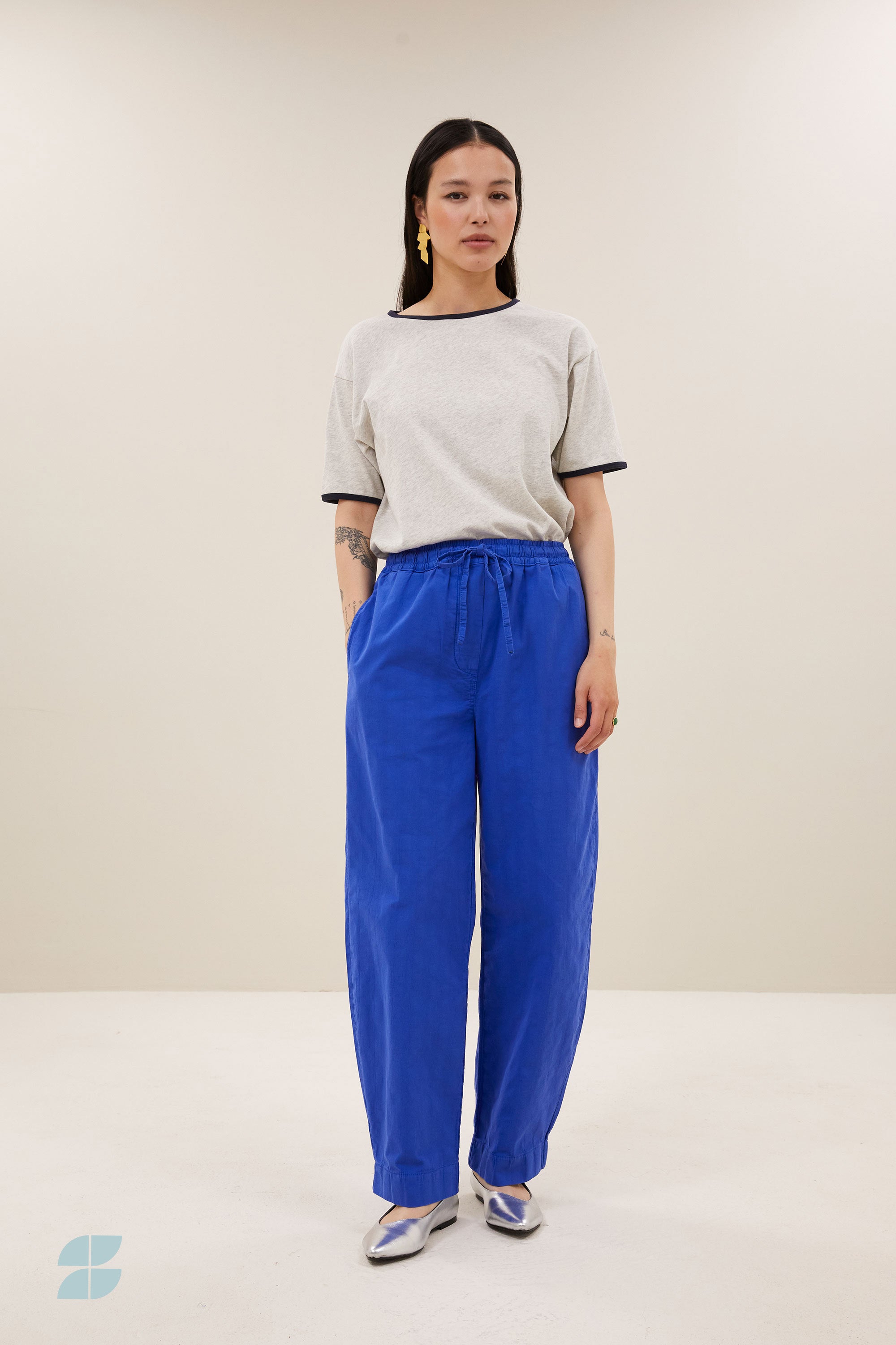 jack balloon pants | azul blue