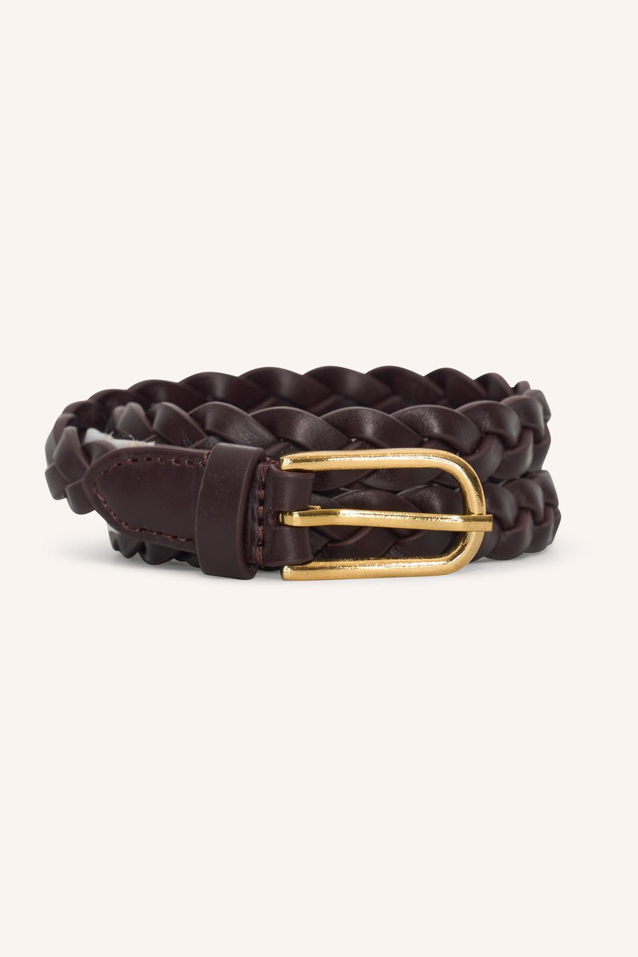 luna braided belt | chocolate