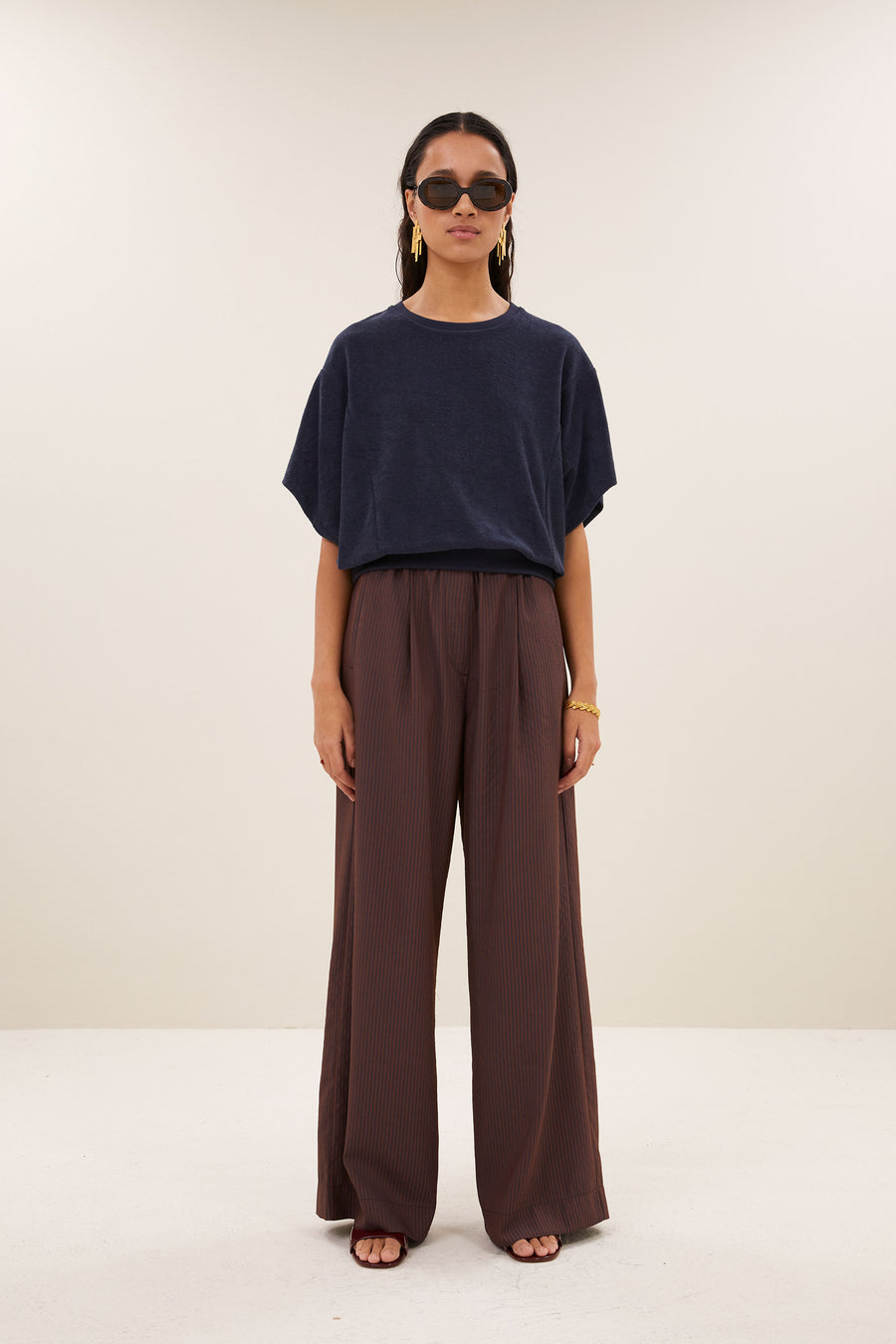 nuki slub top | midnight