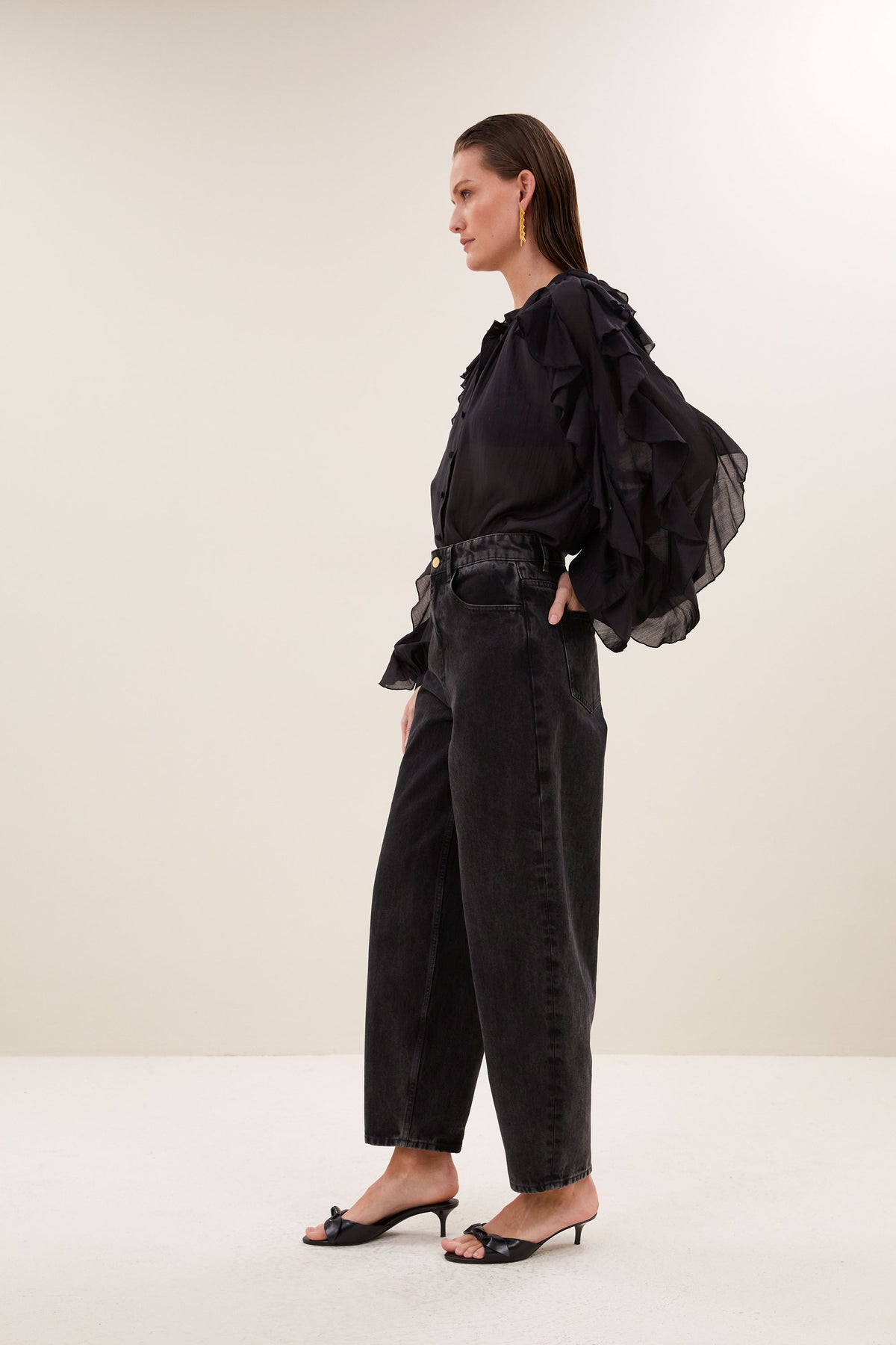 miyu blouse | black