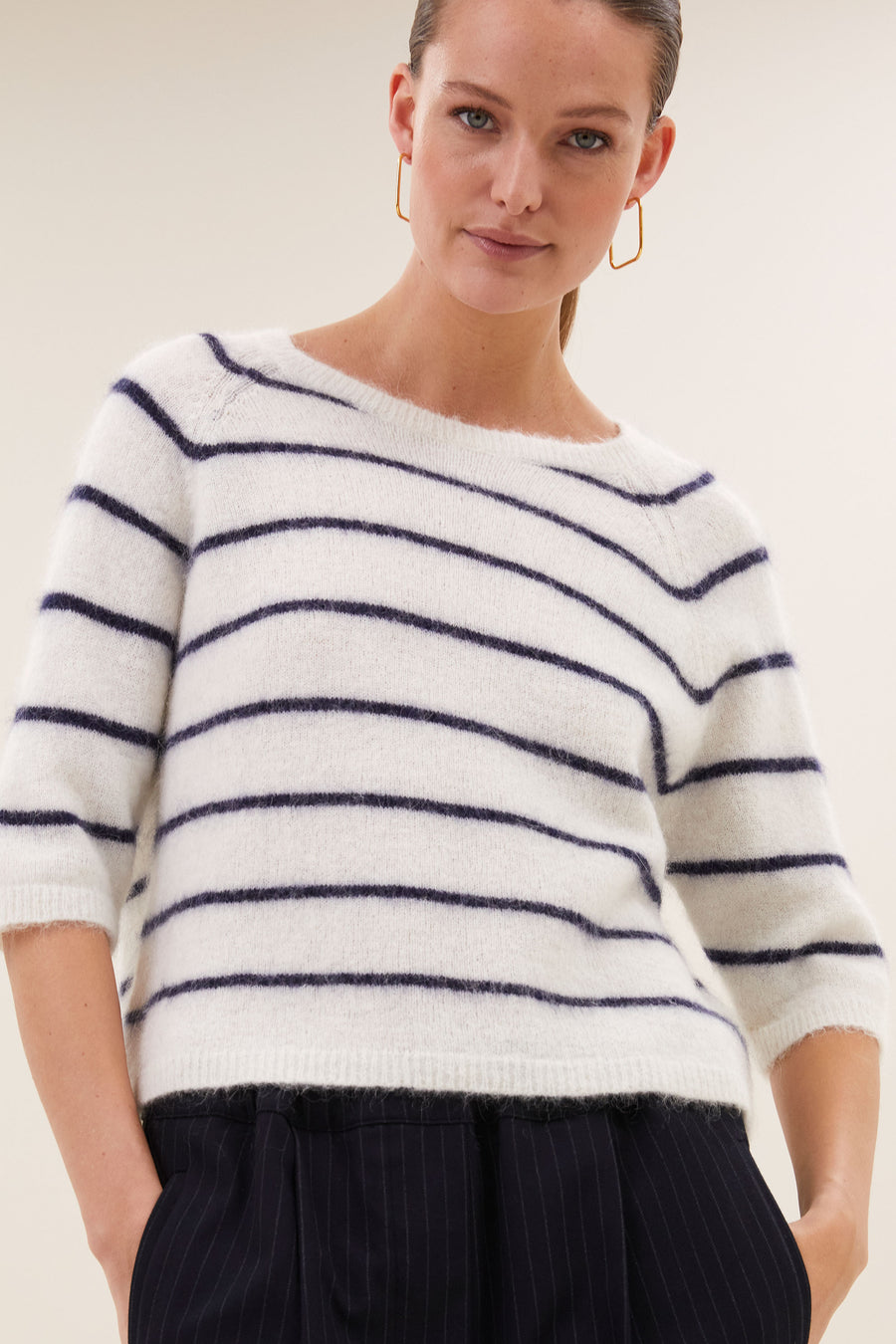 sia-pullover-marine-stripe-alpacamix kwaliteit-all-time classic-by-bar-detail