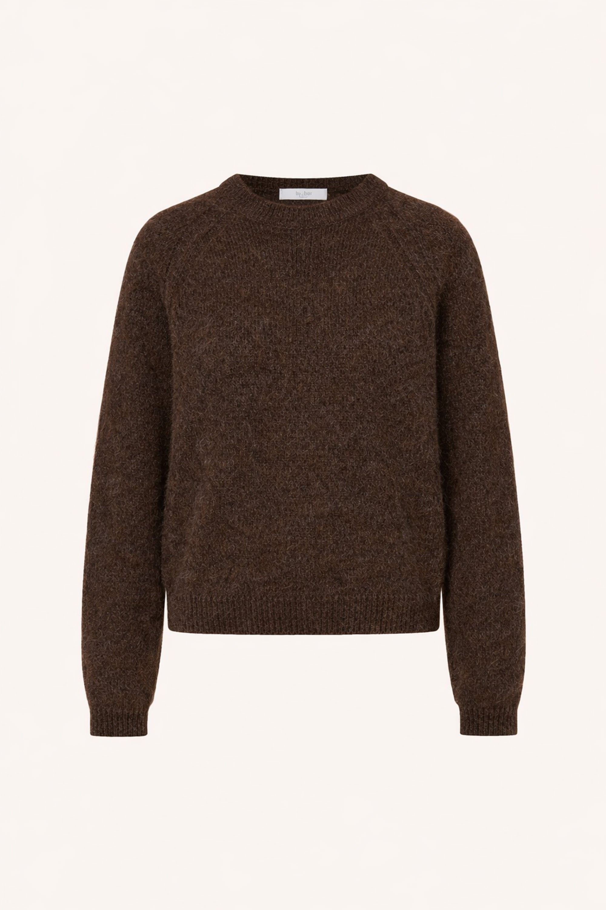 falon-pullover-deep-brown-alpacamix kwaliteit-all-time classic-ronde halslijn-by-bar-productfoto