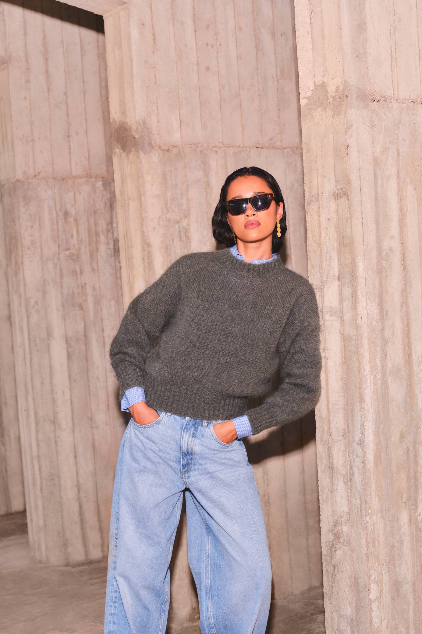 sonny pullover | frosted olive