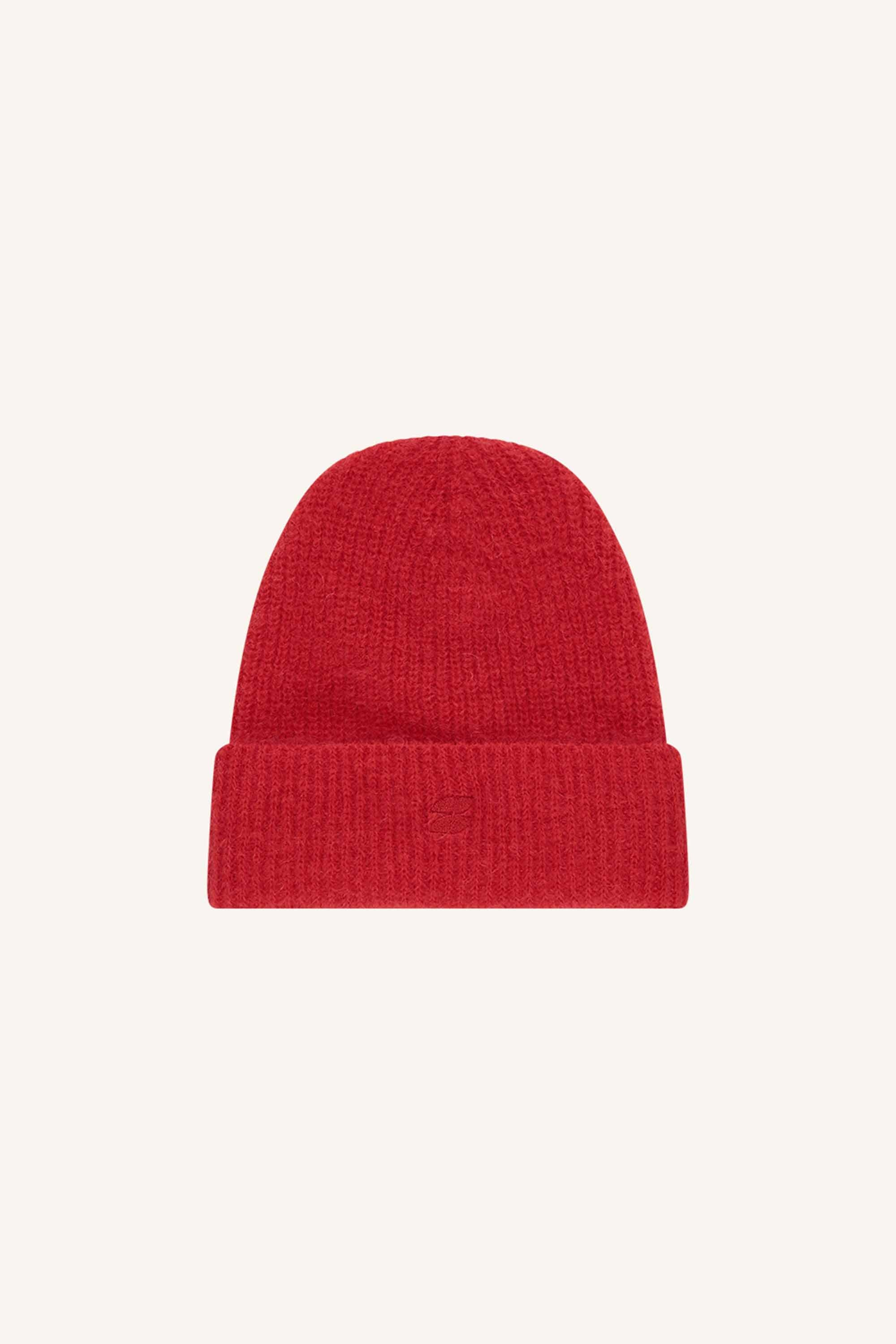 logo-beanie-scarlet-red-1-casual fit-mix van mohair-by-bar-productfoto