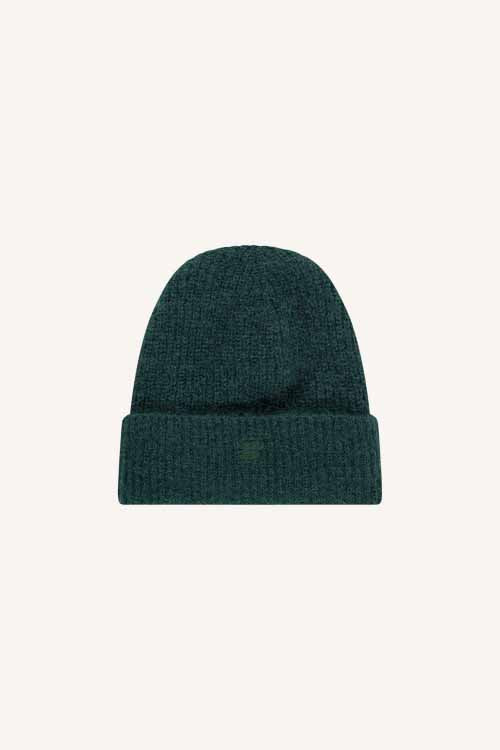 logo-beanie-dark-green-2-casual fit-mix van mohair-by-bar-productfoto