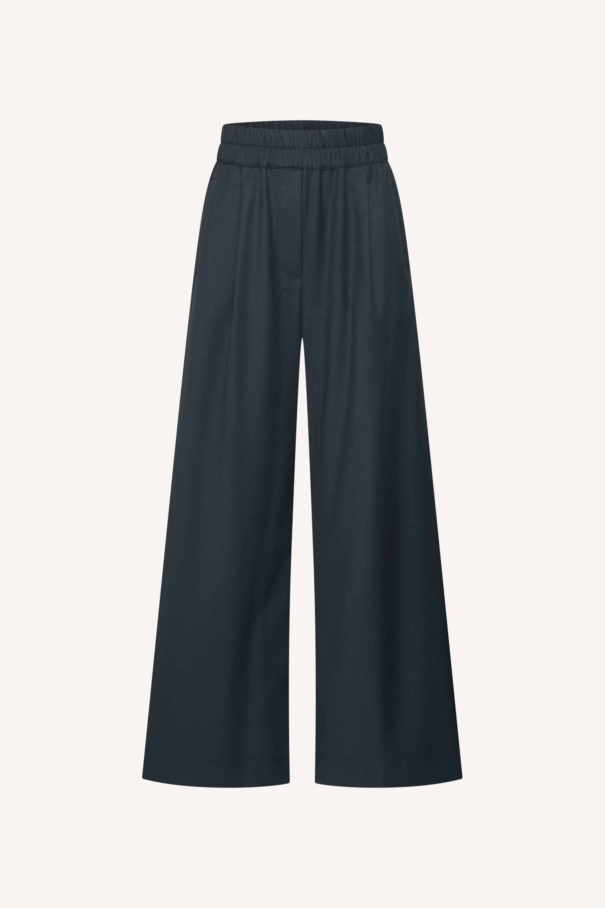 benji-grifone-pants-oil-green-all-time classic-hoge taille-losvallende pasvorm-by-bar-productfoto