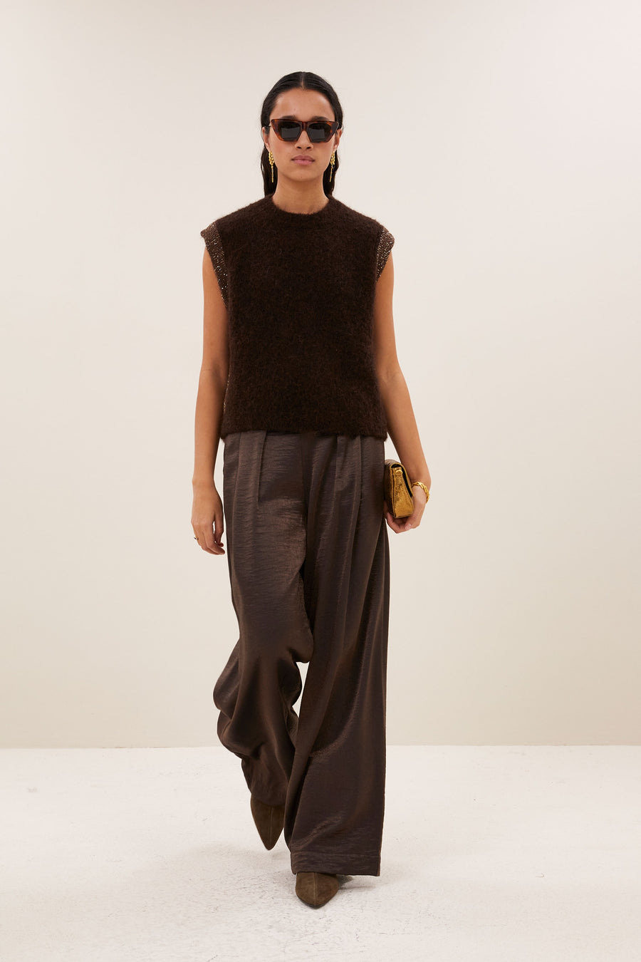 lodi-metallic-pants-bronze-all-time classic-elastieken band-gemaakt door weefspecialist-by-bar-loop-shot