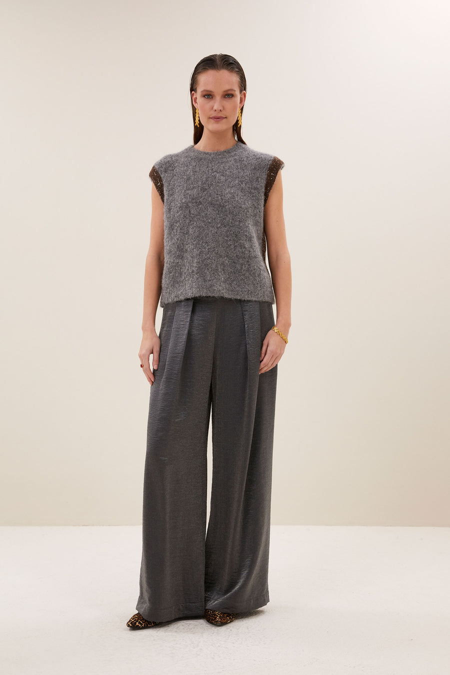 lodi-metallic-pants-metallic-silver-all-time classic-elastieken band-gemaakt door weefspecialist-by-bar-aanvullende-foto