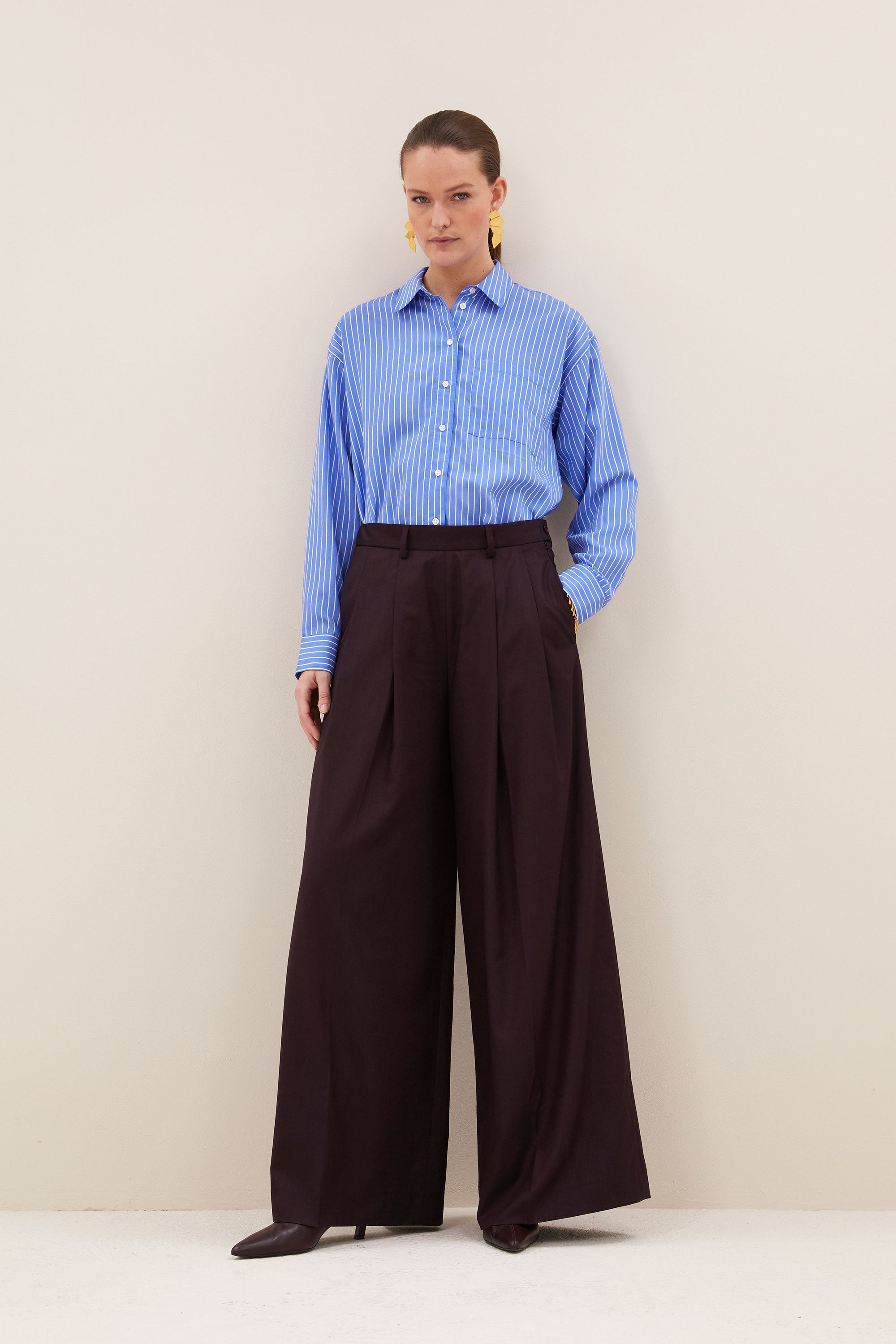sef-pants-dark-wine-all-time classic-blinde ritssluiting-losvallende pasvorm-by-bar-extra