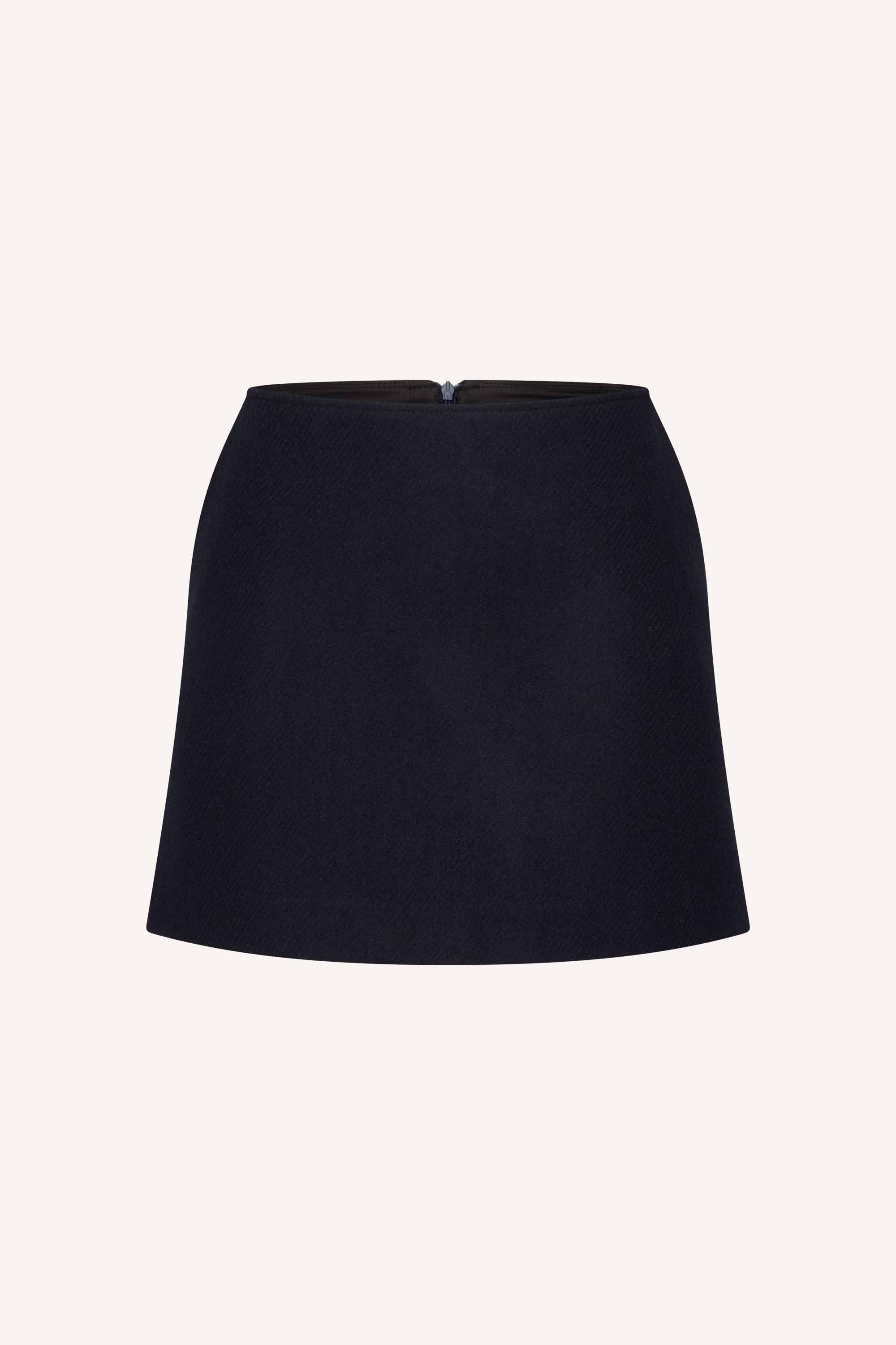lotta-skirt-midnight-a-lijn fit-all-time classic-wolblend-by-bar-productfoto