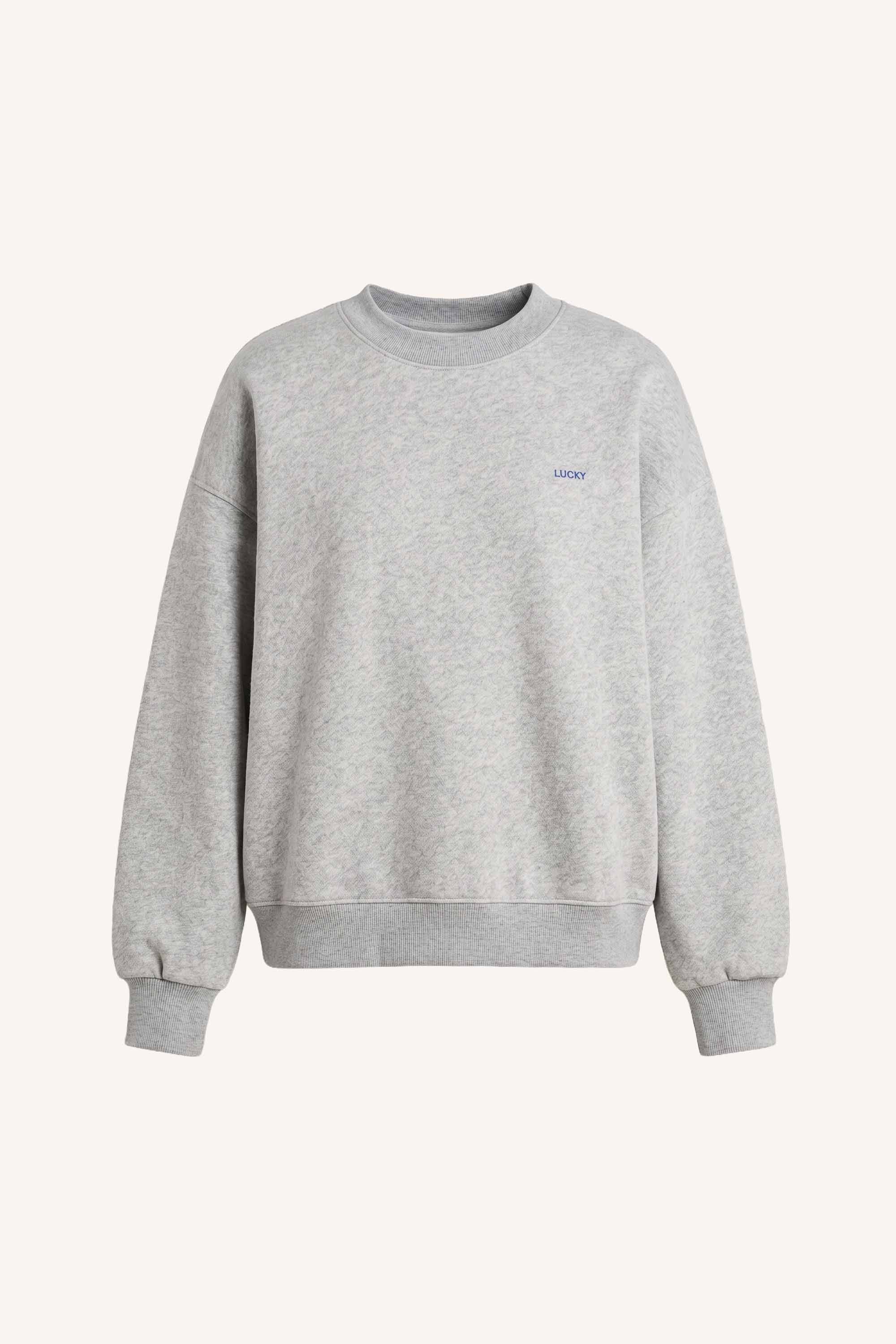 mimi-sweater-mid-grey-melee-all-time classic-katoen kwaliteit-tijdloze pasvorm-by-bar-detail