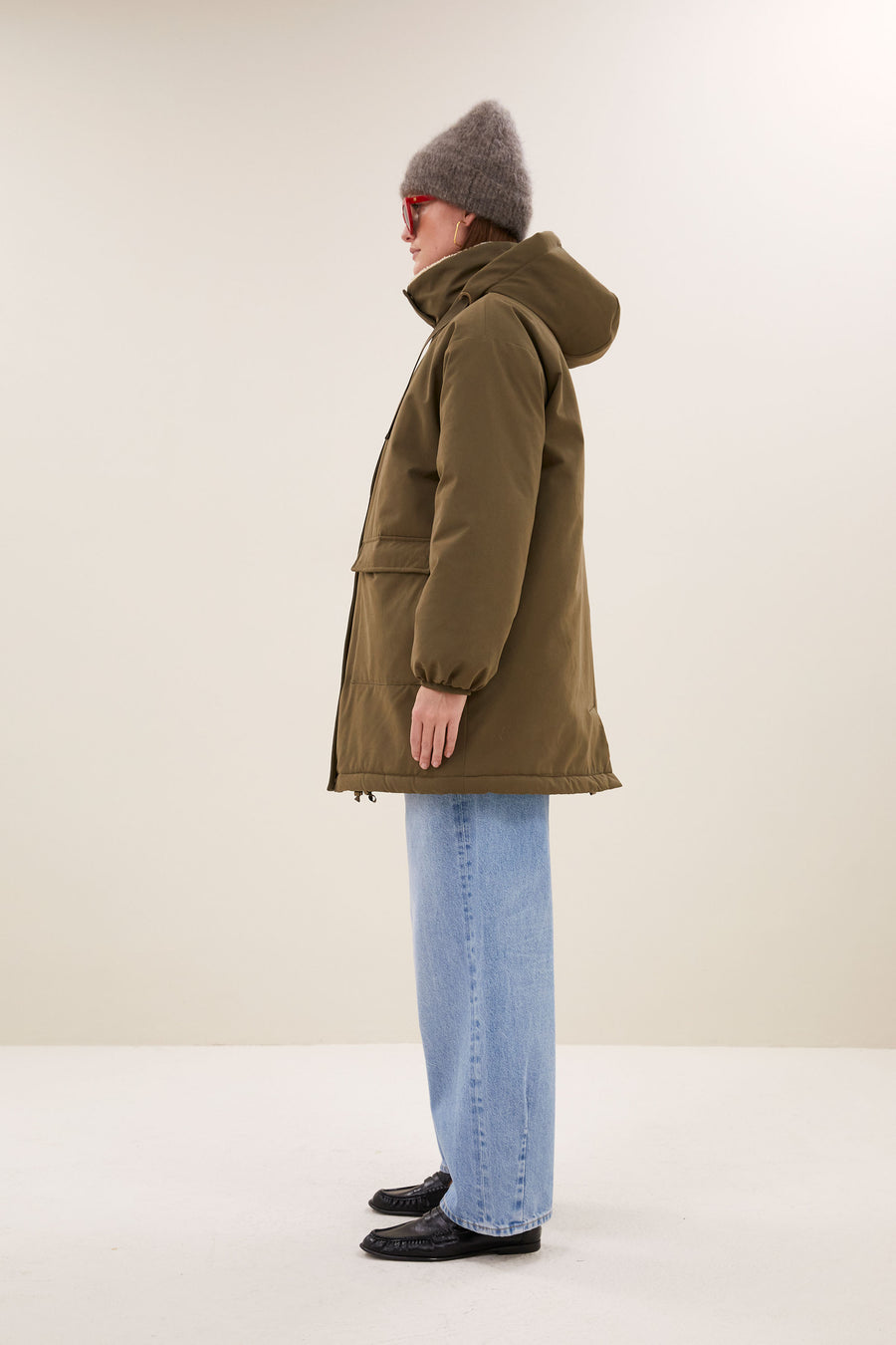 dean long parka | forest green