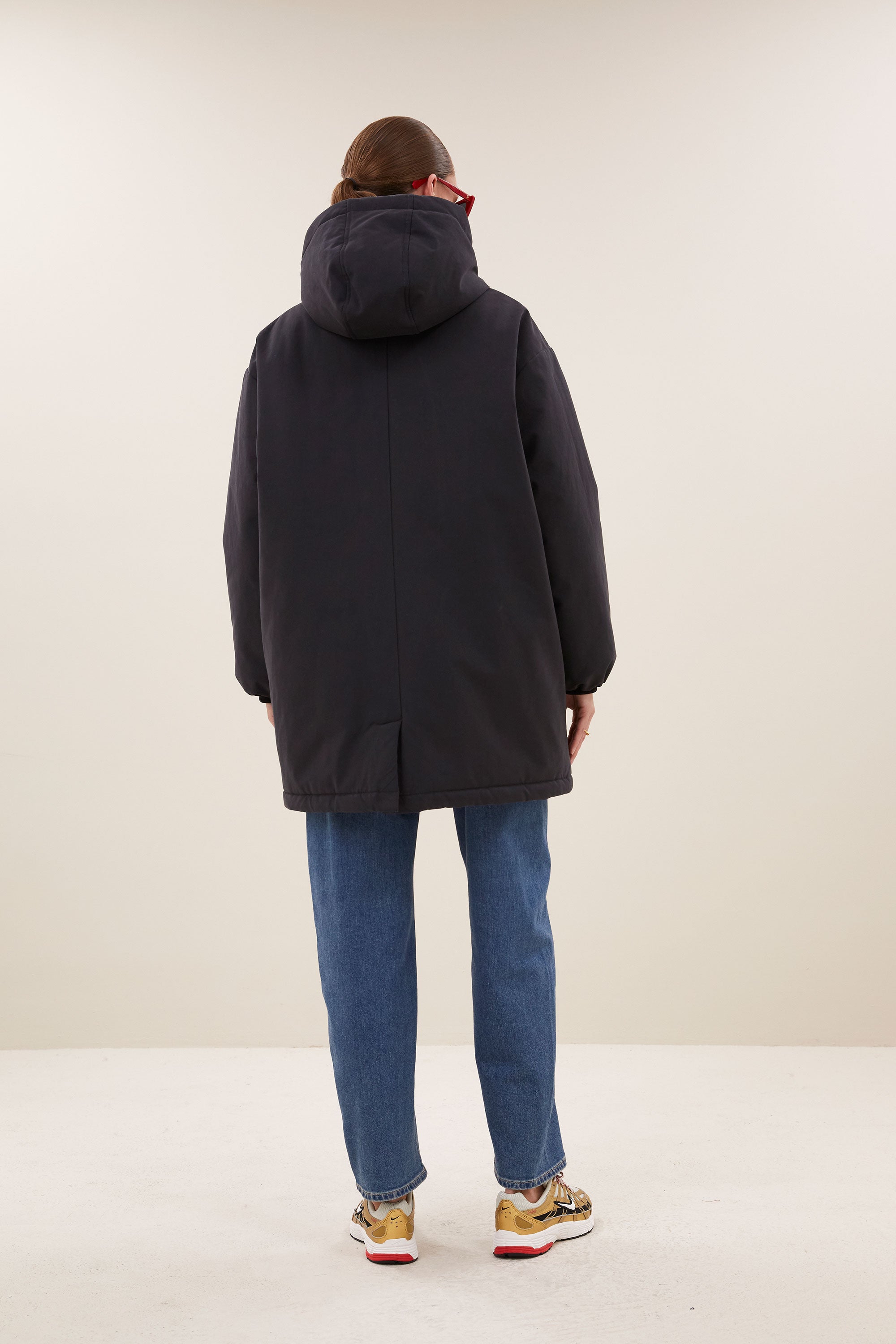 dean long parka | jet black