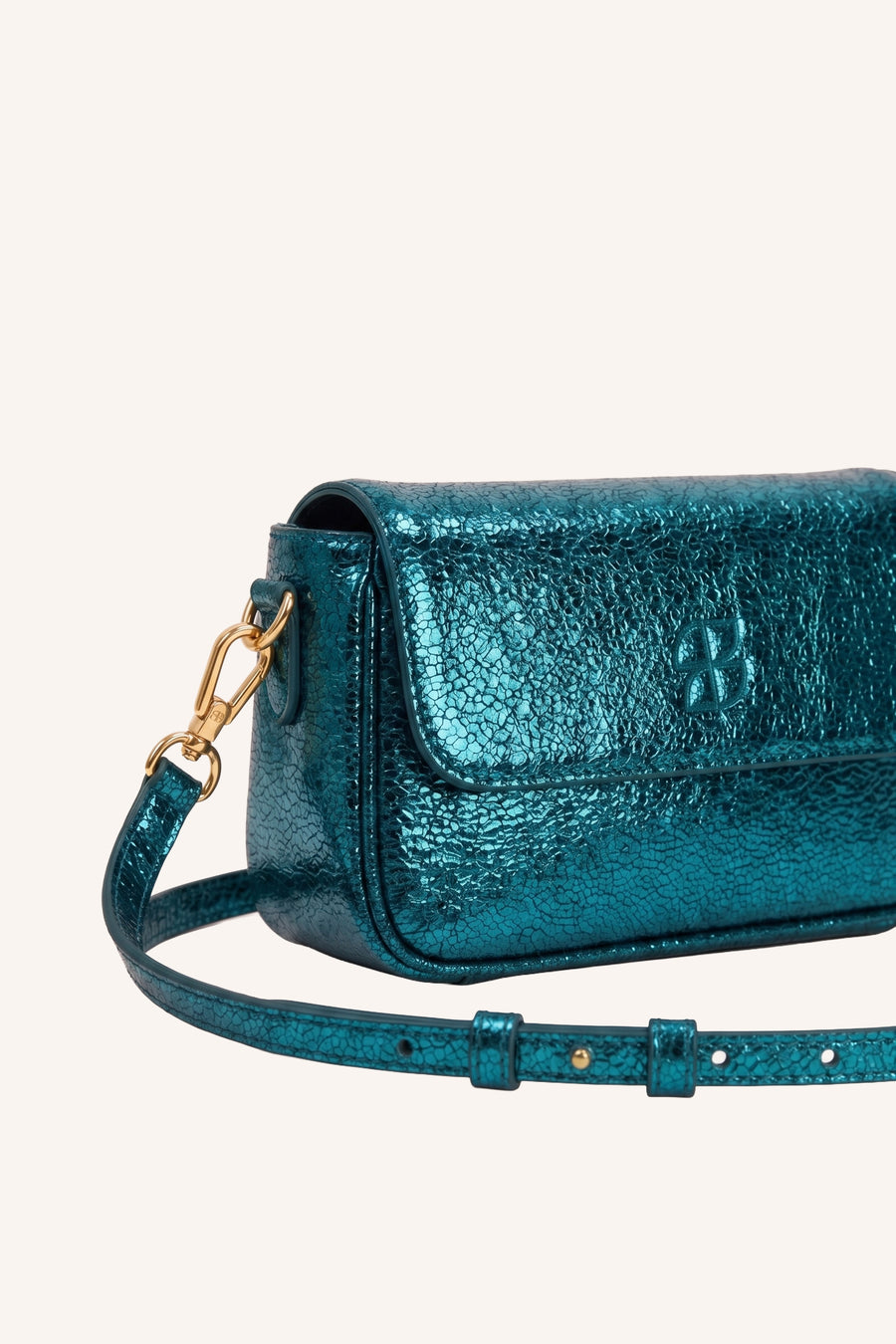 jude metallic bag | oil green