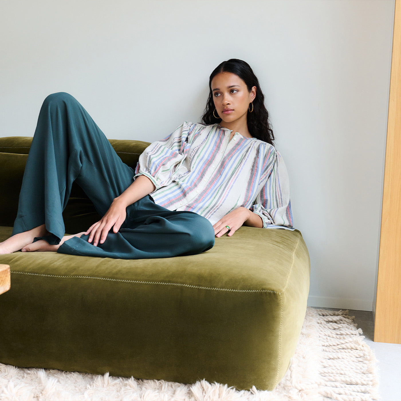 becky colored blouse - blogpagina