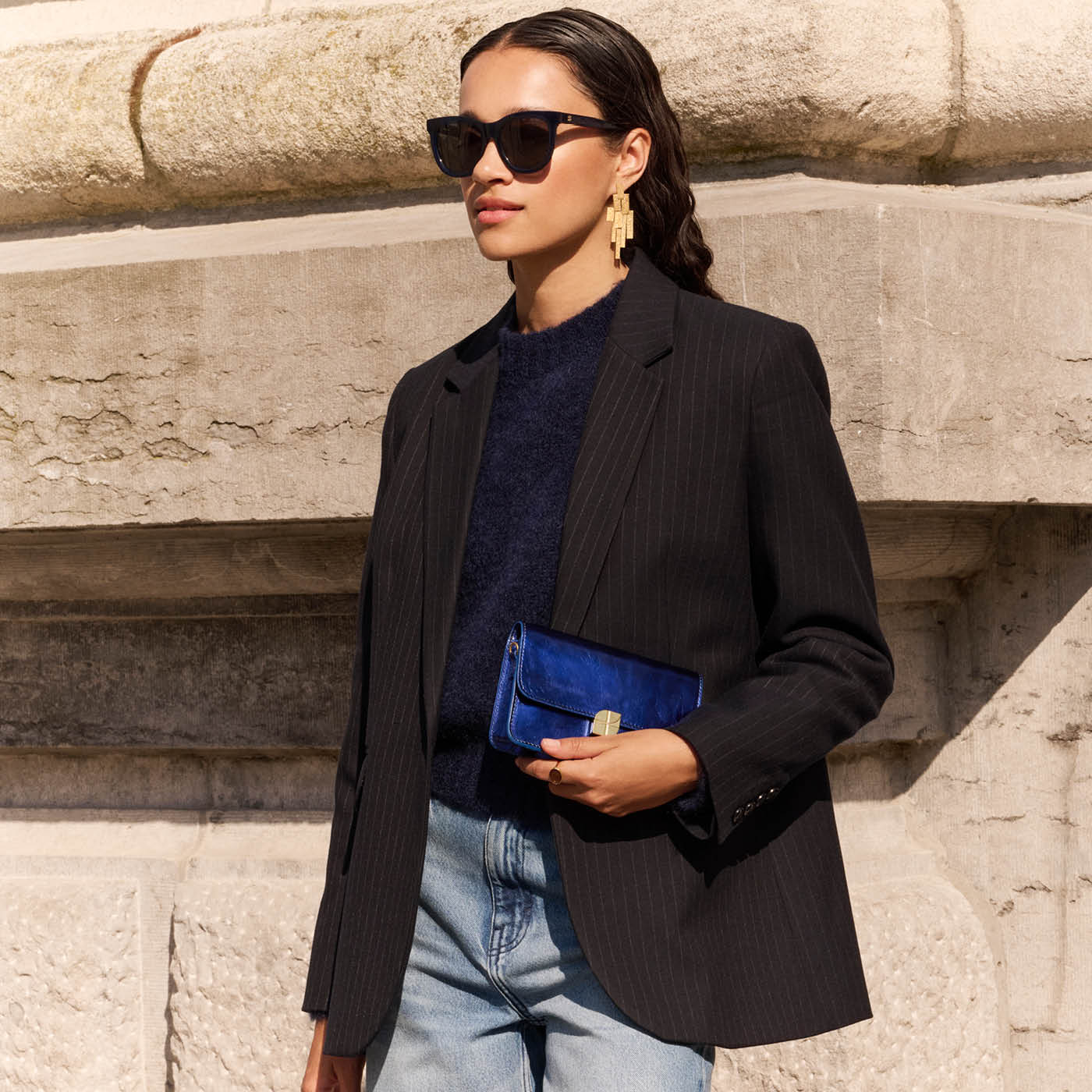 blok6 - jill pinstripe blazer - blogpagina